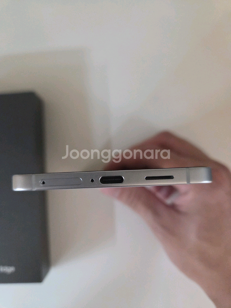 갤럭시 S25 엣지 아이스블루 256 신품급--2