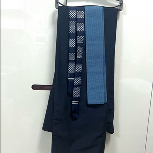 일본산 남성 기모노 다크네이비 XL(175~185)