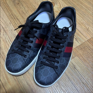 구찌 에이스 GG 슈프림 스니커즈 블랙 270