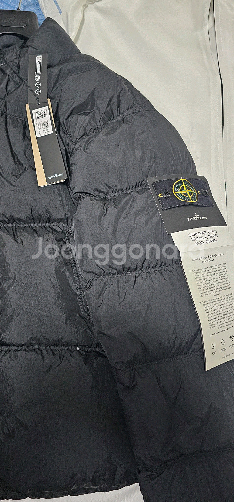 스톤아일랜드 클랭클랩스 24FW 숏패딩 XL 블랙--1