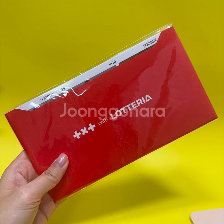롯데리아 투바투 한정 콜라보 포토카드 세트 반값택포--0