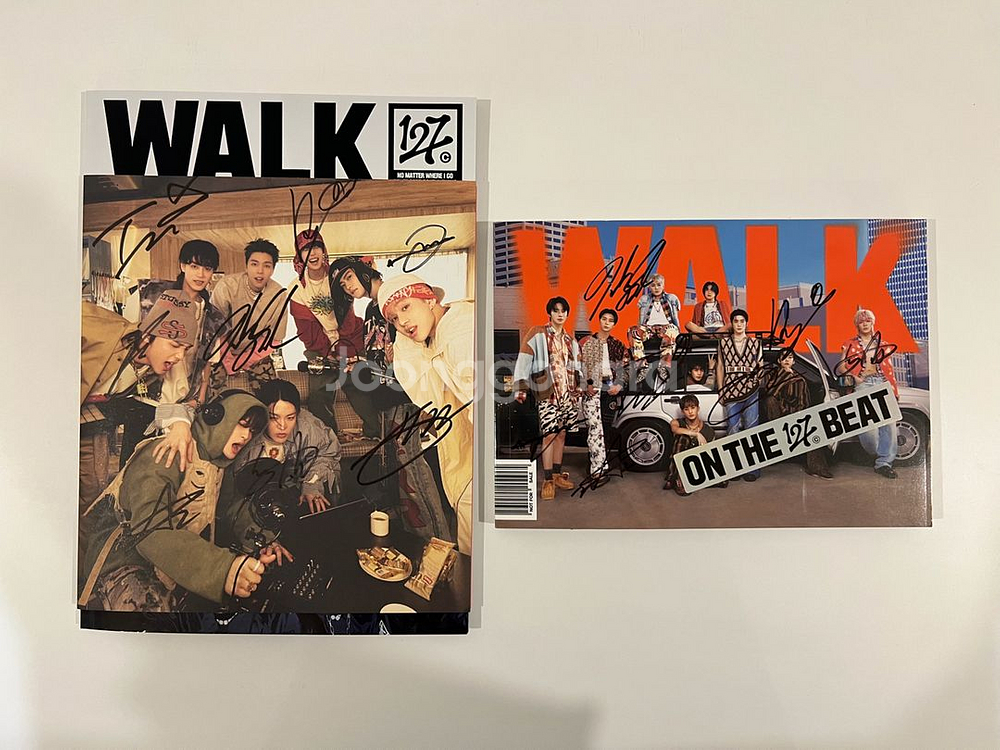 NCT 127 WALK 사인 앨범--0
