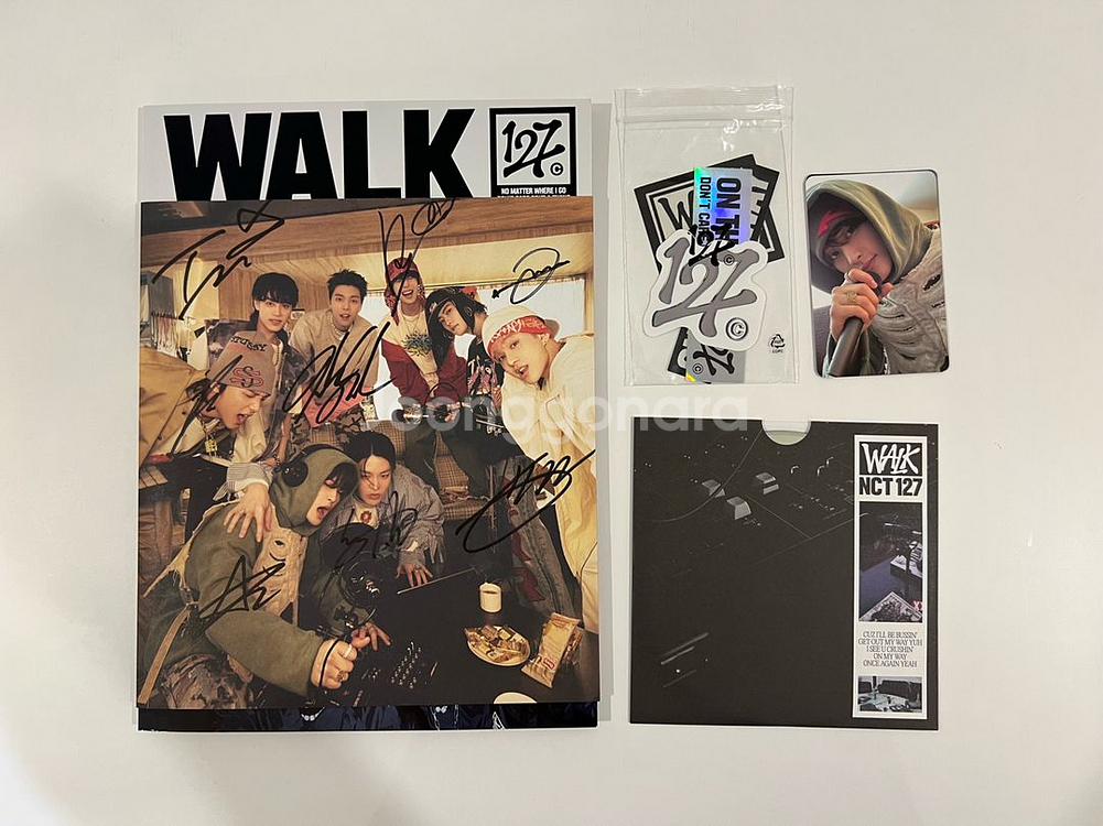 NCT 127 WALK 사인 앨범--3