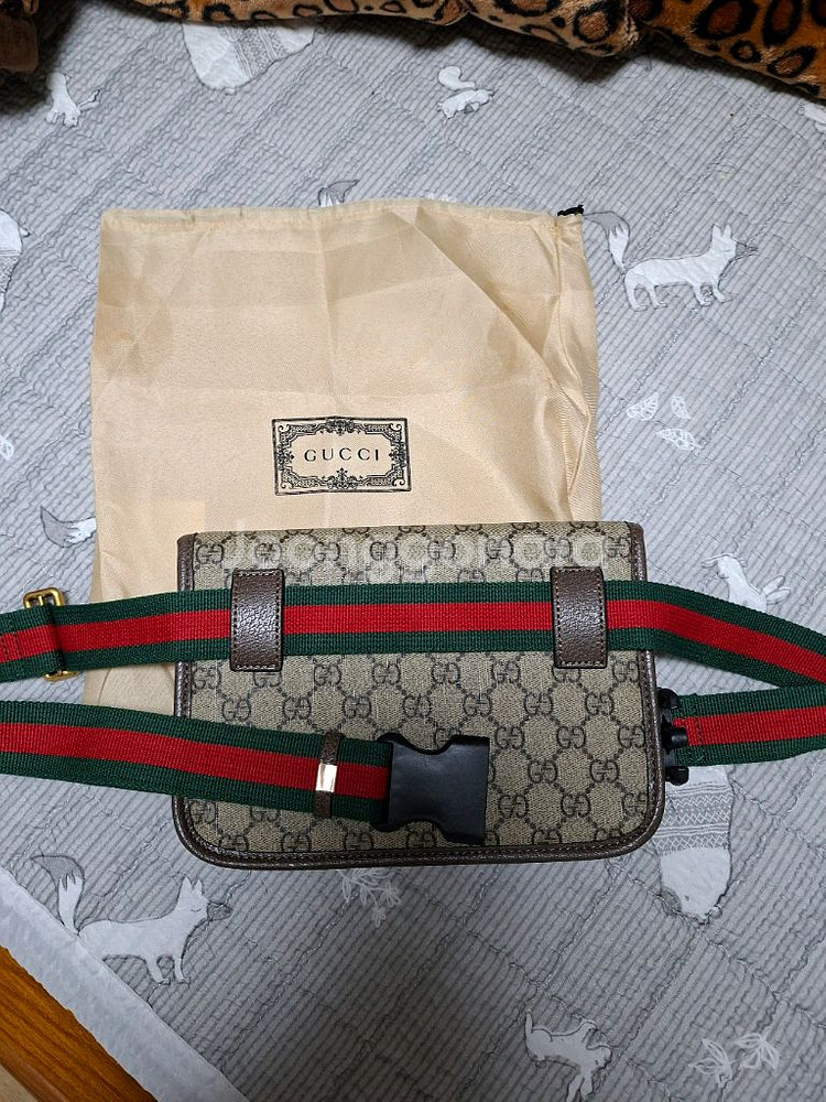 남성 구찌 GG 벨트백 새제품 판매--3