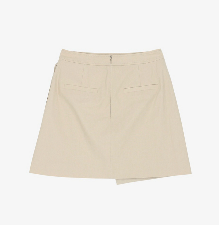 아티드 플리츠 스커트 베이지 새상품--5