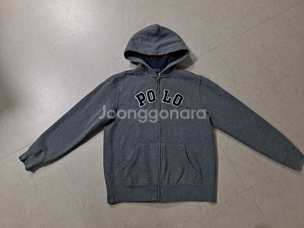 폴로 보이즈 기모 후드집업 L/G(14-16)--0