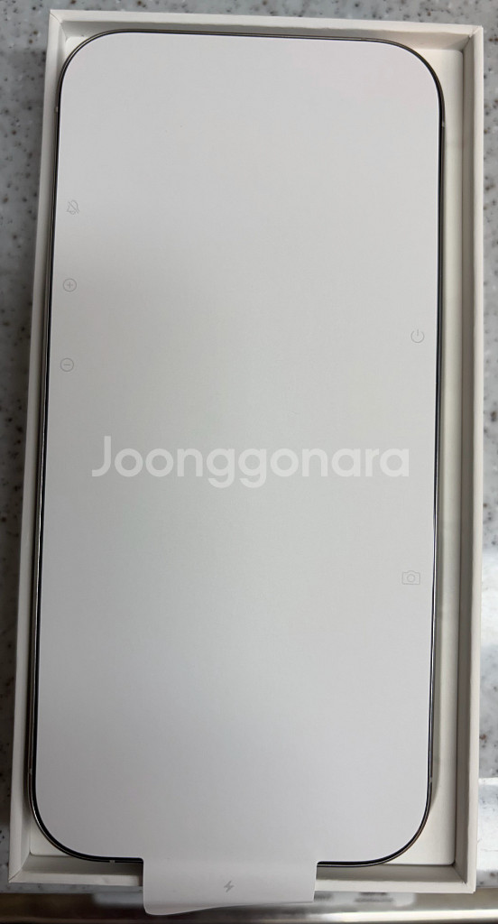 아이폰 16프로 256기가 화이트 리퍼 새상품+악세사리--1