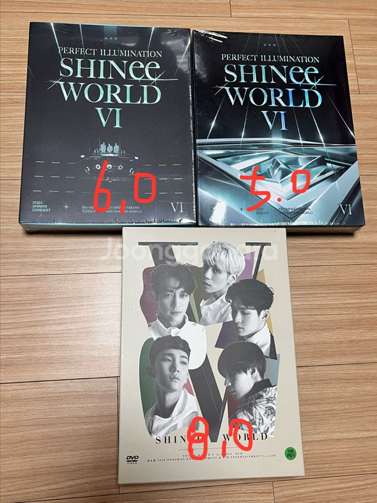 샤이니 콘서트 dvd 블루레이 선나콘(온유 종현 태민--0