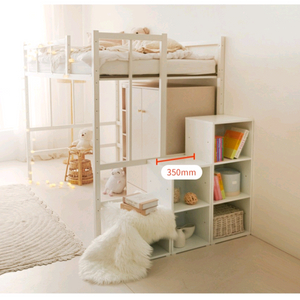 2층벙커침대+수납형계단 2세트