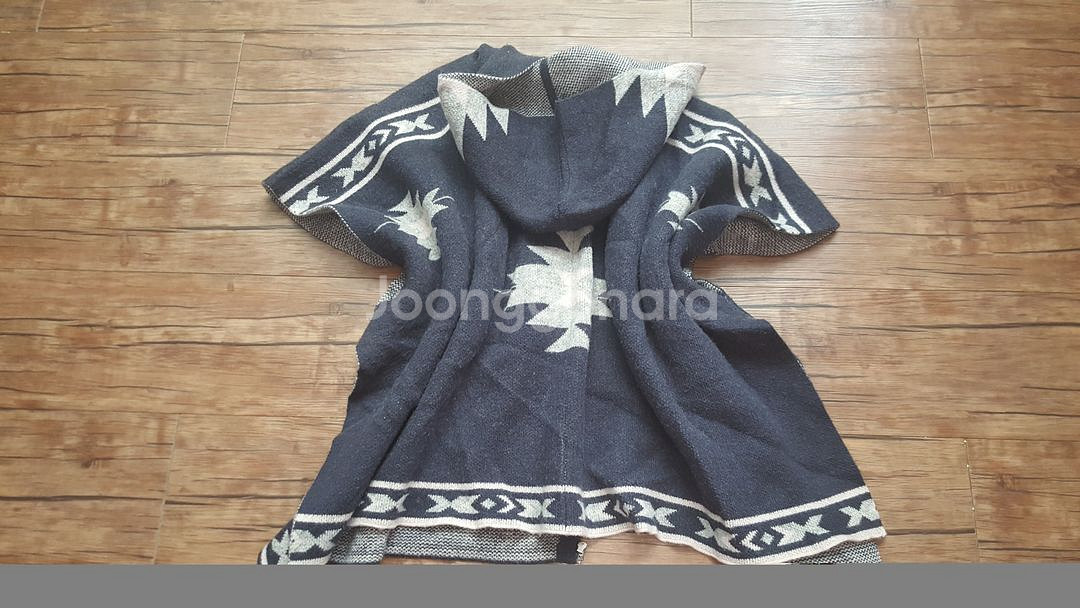 르샵 후드 망토 가디건 (사이즈 프리)--1