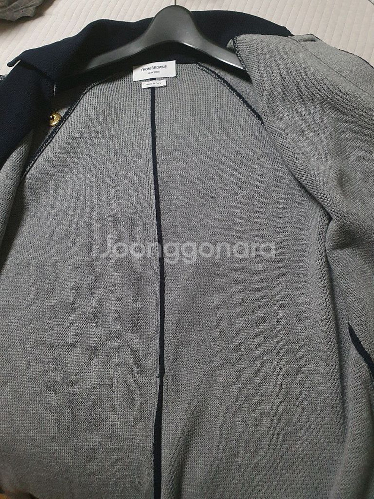 톰브라운 캐시미어 혼방 코트--4