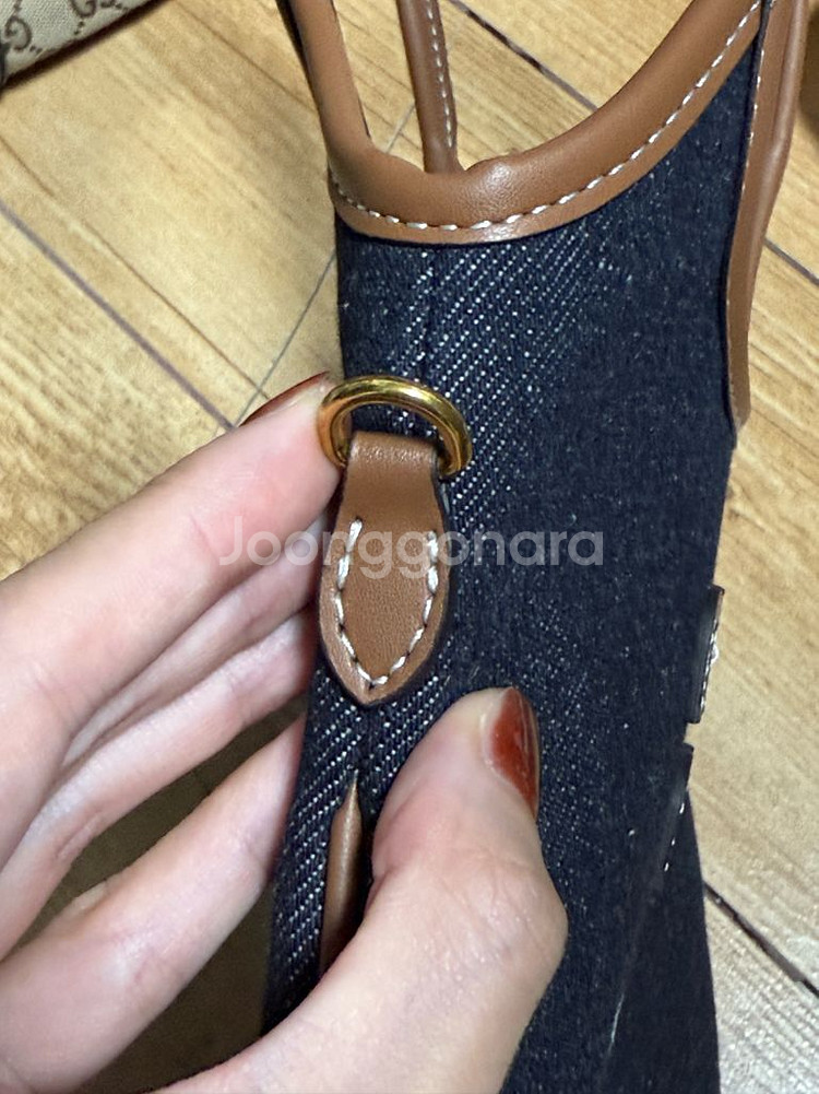 미우미우 데님 토트백) 잠실동 직거래시 에눌가능--3