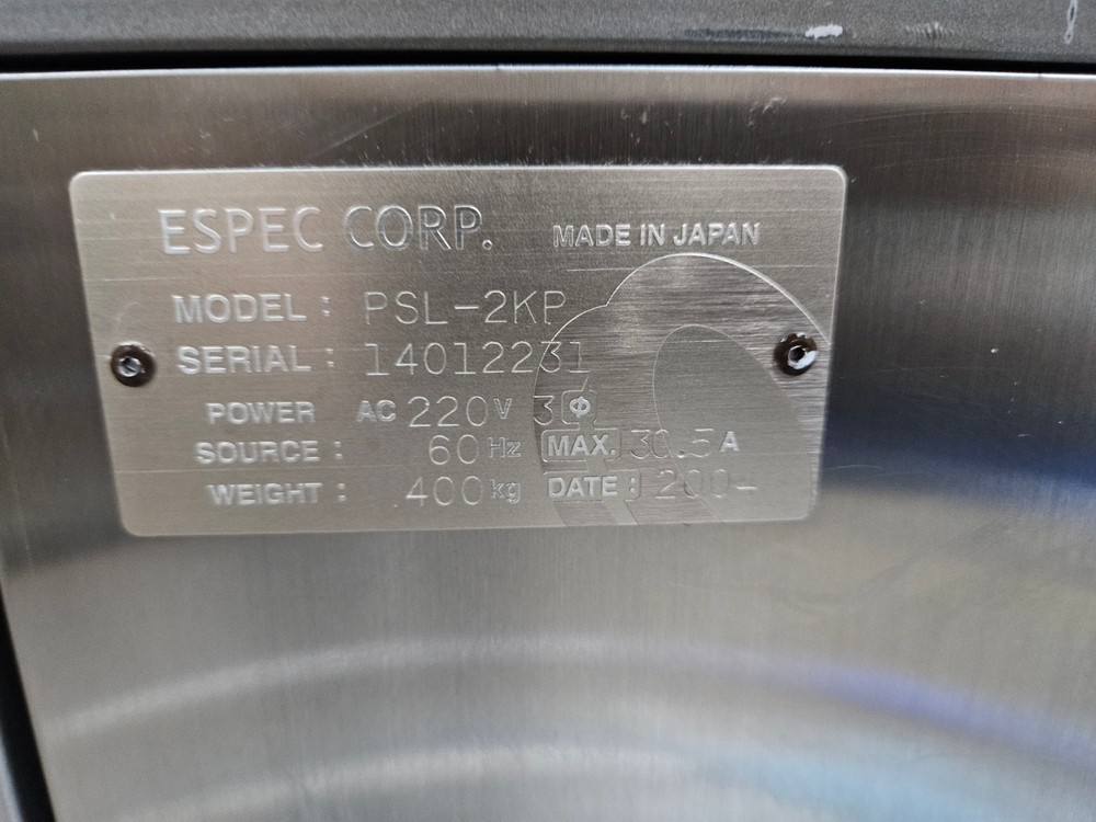 ESPEC PSL-2KP 온습도챔버 -교정25년10월 이미지