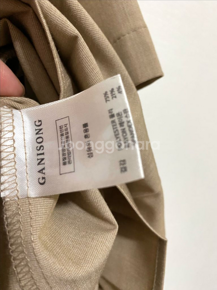 가니송 플리츠 더블 버튼 자켓 원피스--7