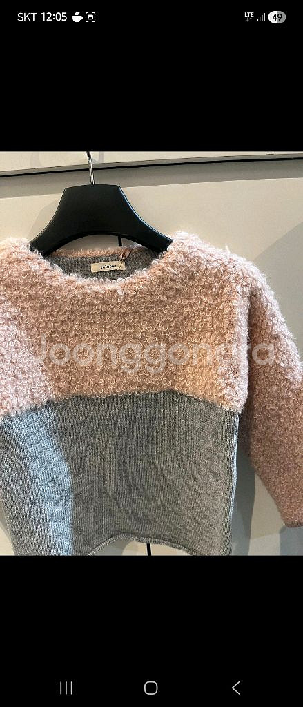 룰라비 뽀글이 니트 130 베베드피노 청바지 120--1