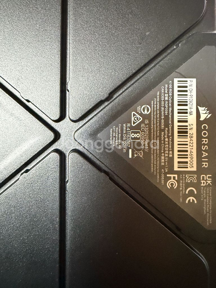 커세어 K100 OPX 광적축 미드나잇 골드 색상--2