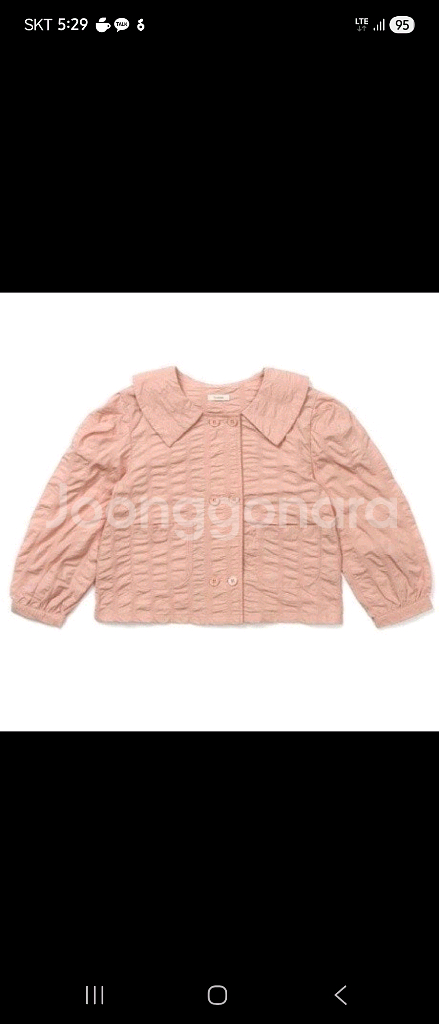 룰라비 핑크 자켓 130 새상품--5