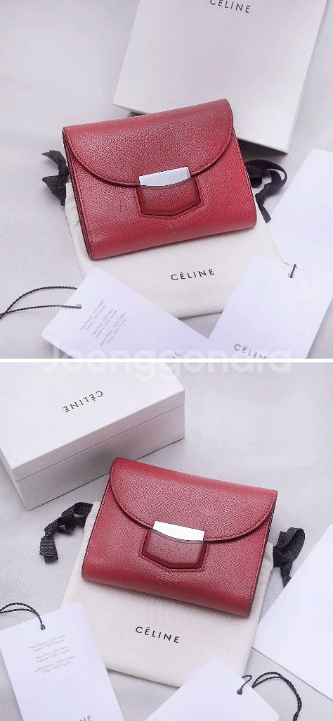 셀린느 트로터 폴드 멀티펑션 컴팩트 반지갑--1