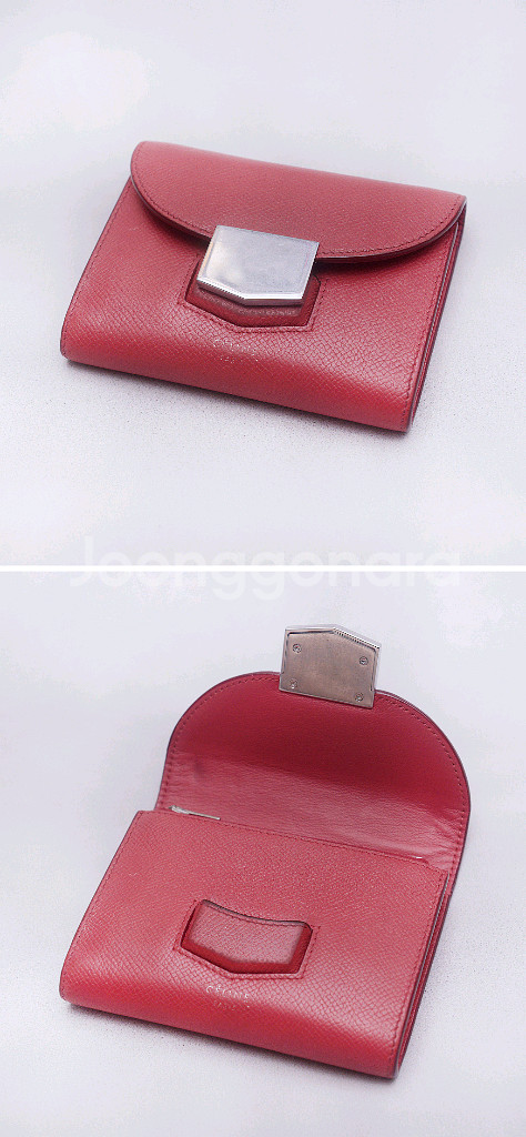 셀린느 트로터 폴드 멀티펑션 컴팩트 반지갑--4