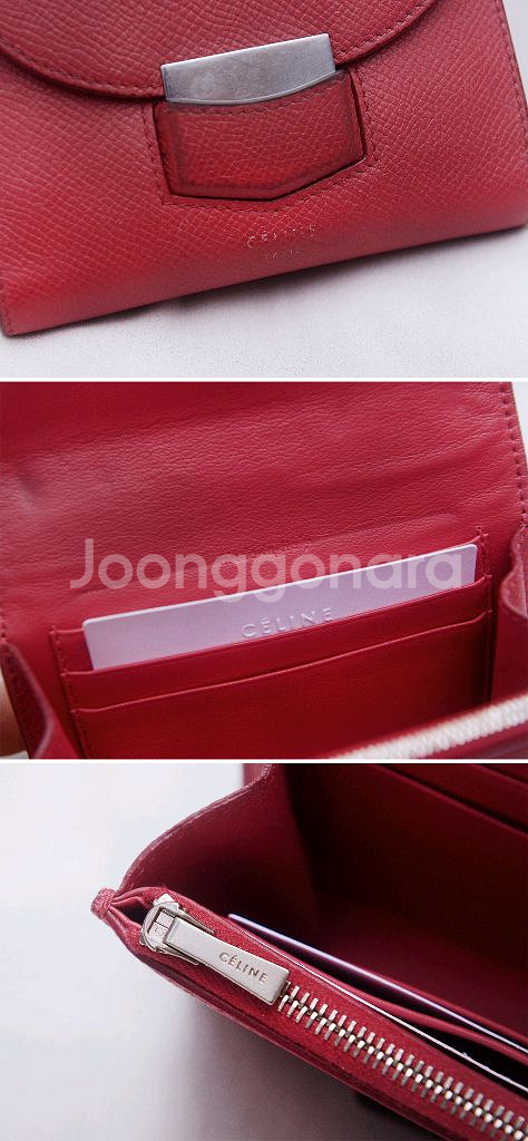 셀린느 트로터 폴드 멀티펑션 컴팩트 반지갑--8