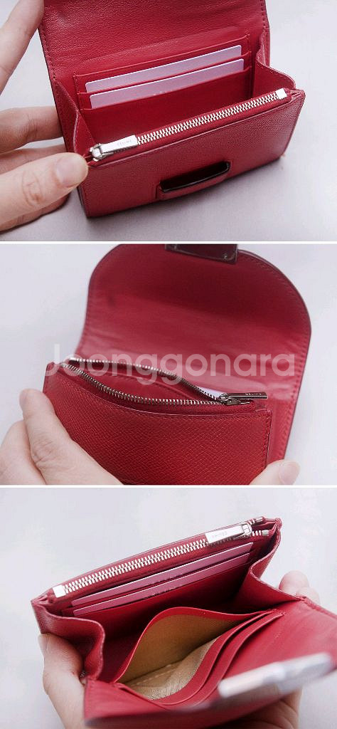 셀린느 트로터 폴드 멀티펑션 컴팩트 반지갑--7