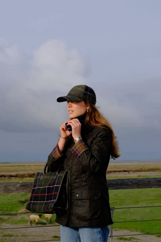 바버 비드넬 왁스자켓 uk10--1