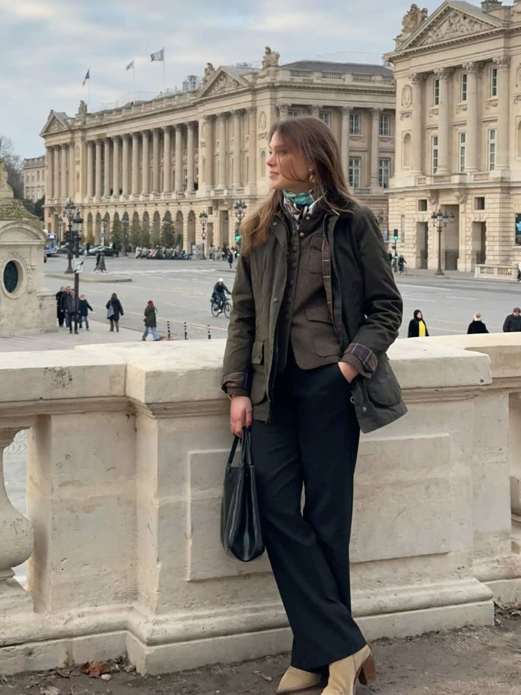 바버 비드넬 왁스자켓 uk10--2