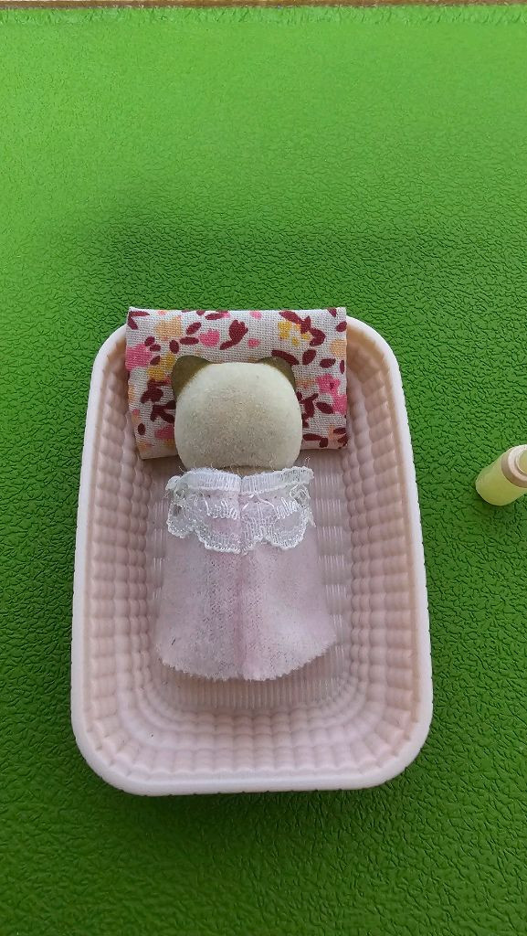 실바니안 크림캣 슬리핑 아기 이미지