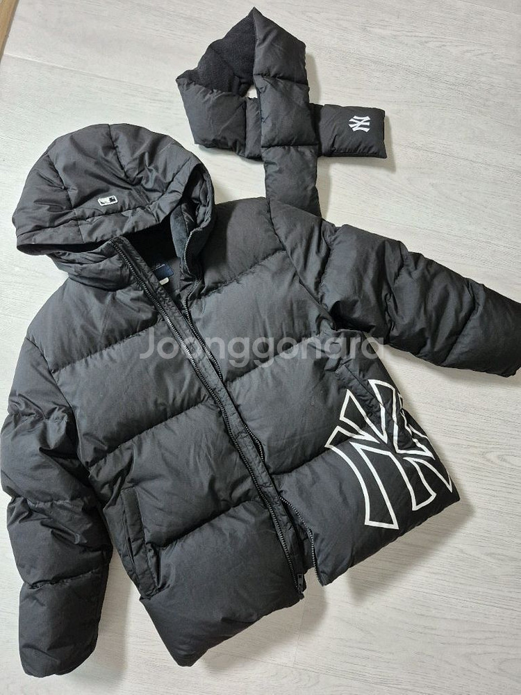 MLB키즈 구스다운점퍼 155사이즈 상태좋음--0