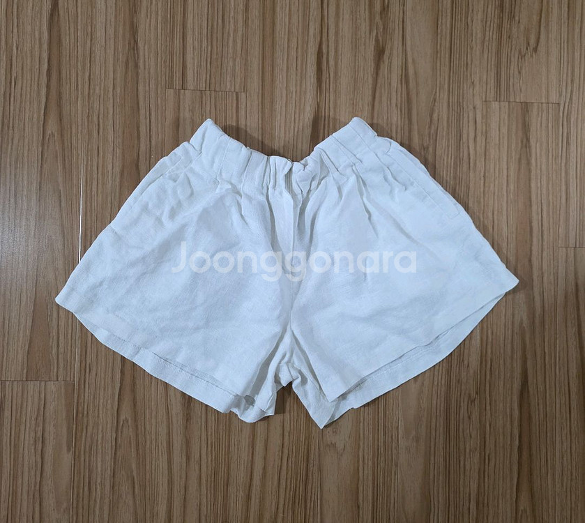 린넨 밴딩 반바지--0