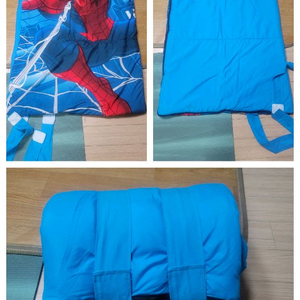마블 스파이더맨 아동용 침낭, 어린이집 낮잠이불
