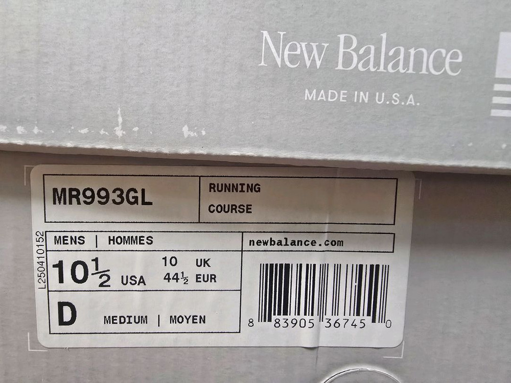 뉴발란스 공홈 993 그레이 새상품 285--4