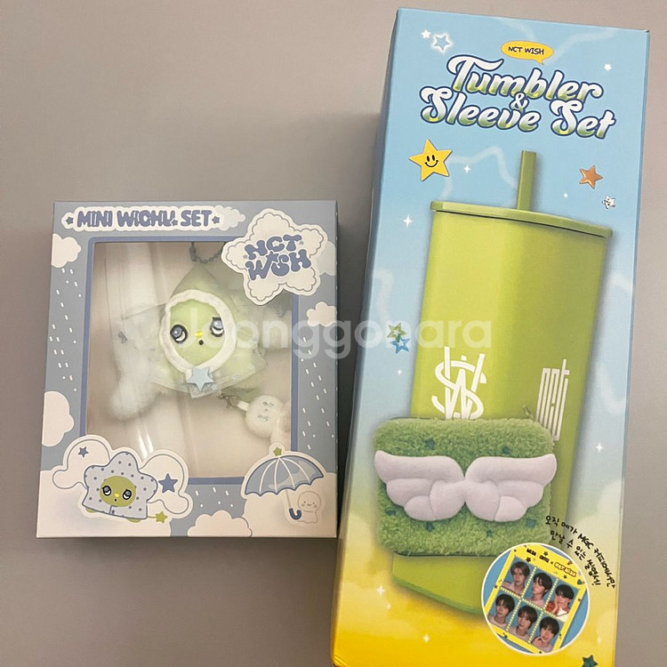 엔시티 위시 텀블러세트+미니위츄 인형 원가양도 리쿠 료--0