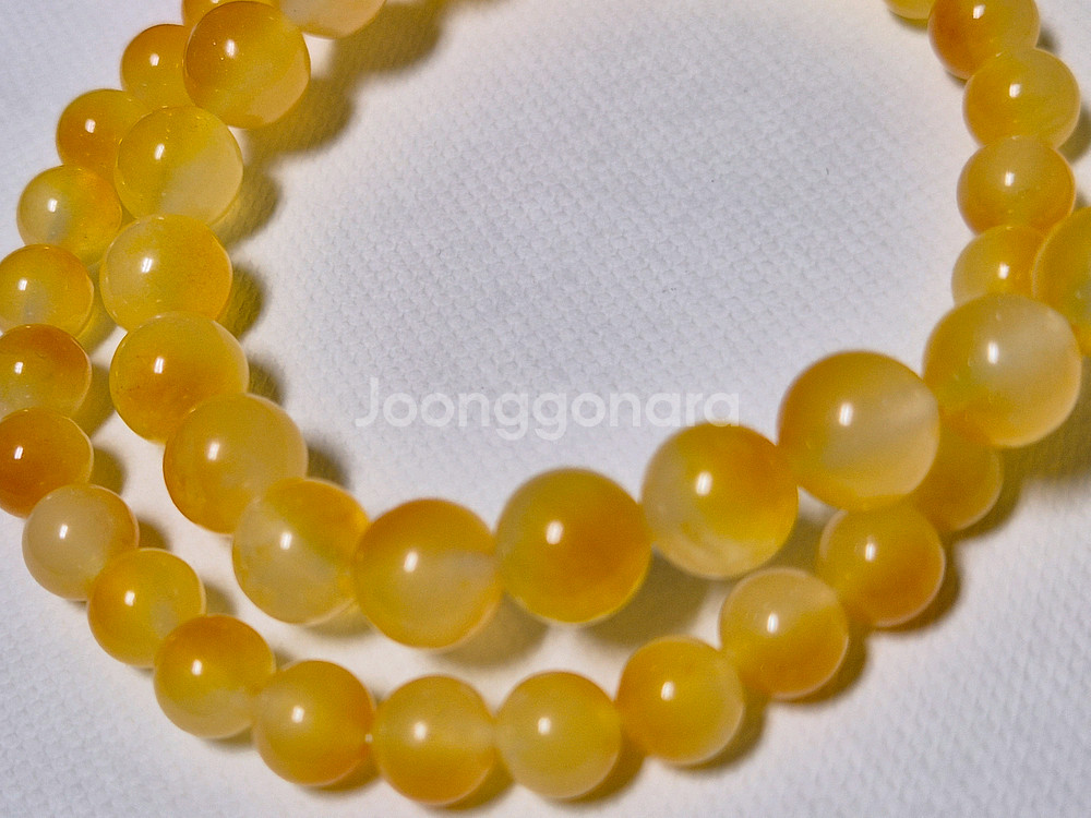 천연 황마노 6mm + 8mm 팔찌 1+1--3