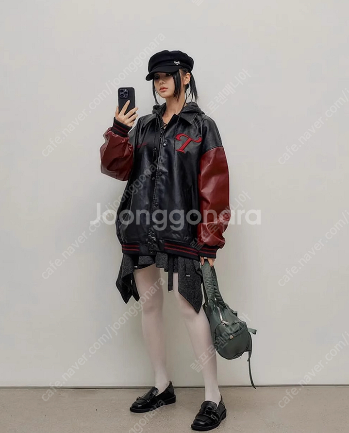 LG트윈스x1993스튜디오 빈티지 바시티자켓--3