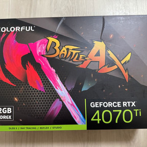 컬러풀 RTX 4070 Ti (12gb) 팝니당