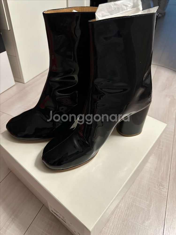 (새상품) 19ss 메종마르지엘라 애나멜 앵클 타비부츠--7