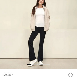 안다르 에어웜 기모부츠컷 레깅스 롱S 66까지+필라양말