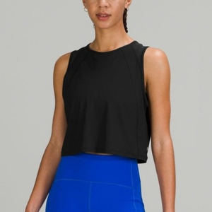 룰루레몬 스컬프트 크롭 탱크탑 0사이즈