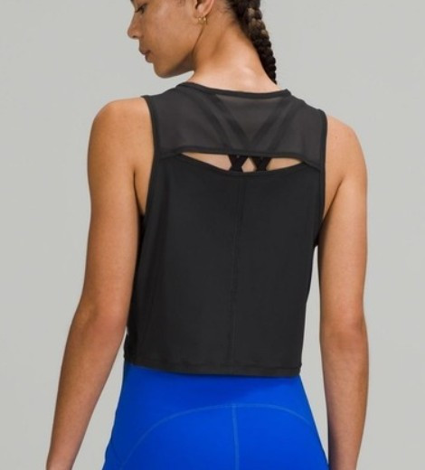 룰루레몬 스컬프트 크롭 탱크탑 0사이즈--1