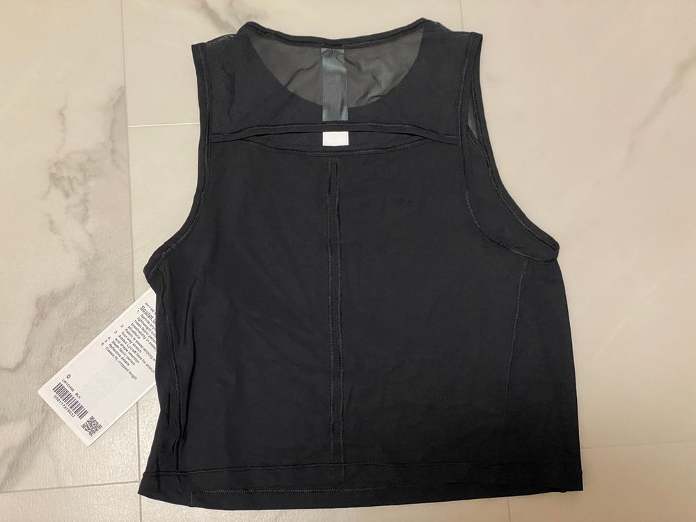 룰루레몬 스컬프트 크롭 탱크탑 0사이즈--3