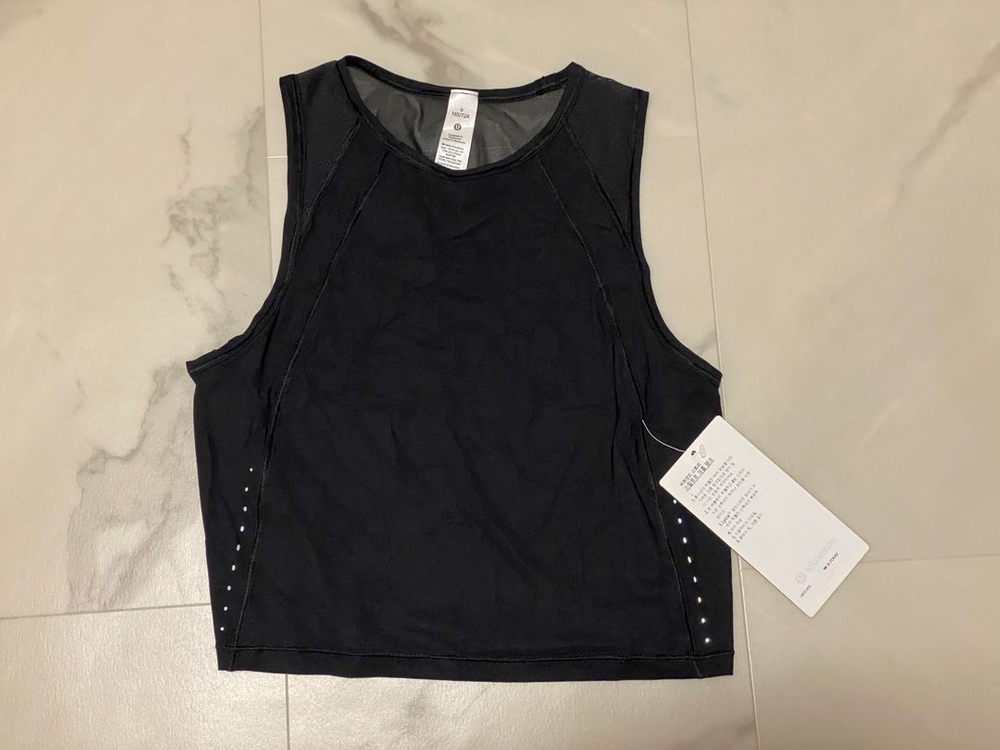 룰루레몬 스컬프트 크롭 탱크탑 0사이즈--2