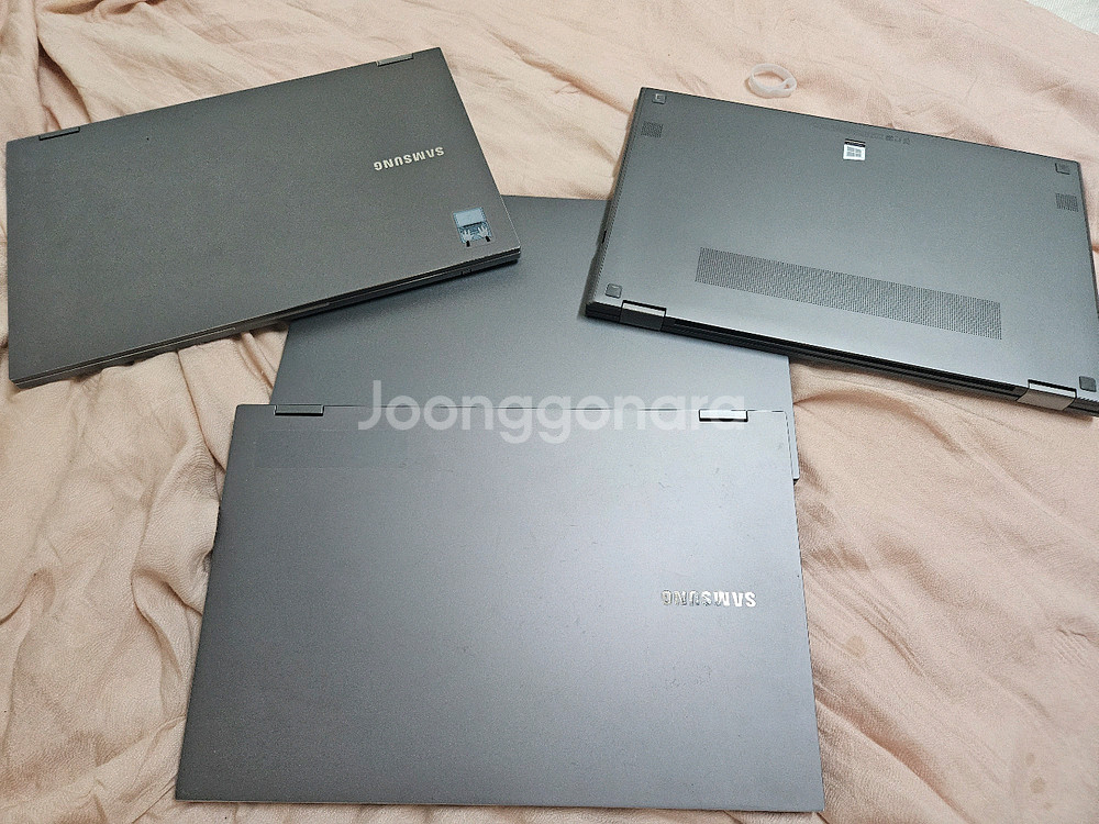 고장난 갤럭시북 플렉스 NT750QCJ 4대 팝니다--1