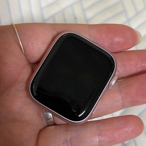애플워치9 핑크 gps 41mm+핑크 정품 스트랩