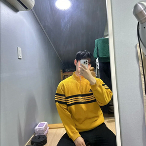 올드스쿨 아디다스 니트 아노락 집업 맨투맨