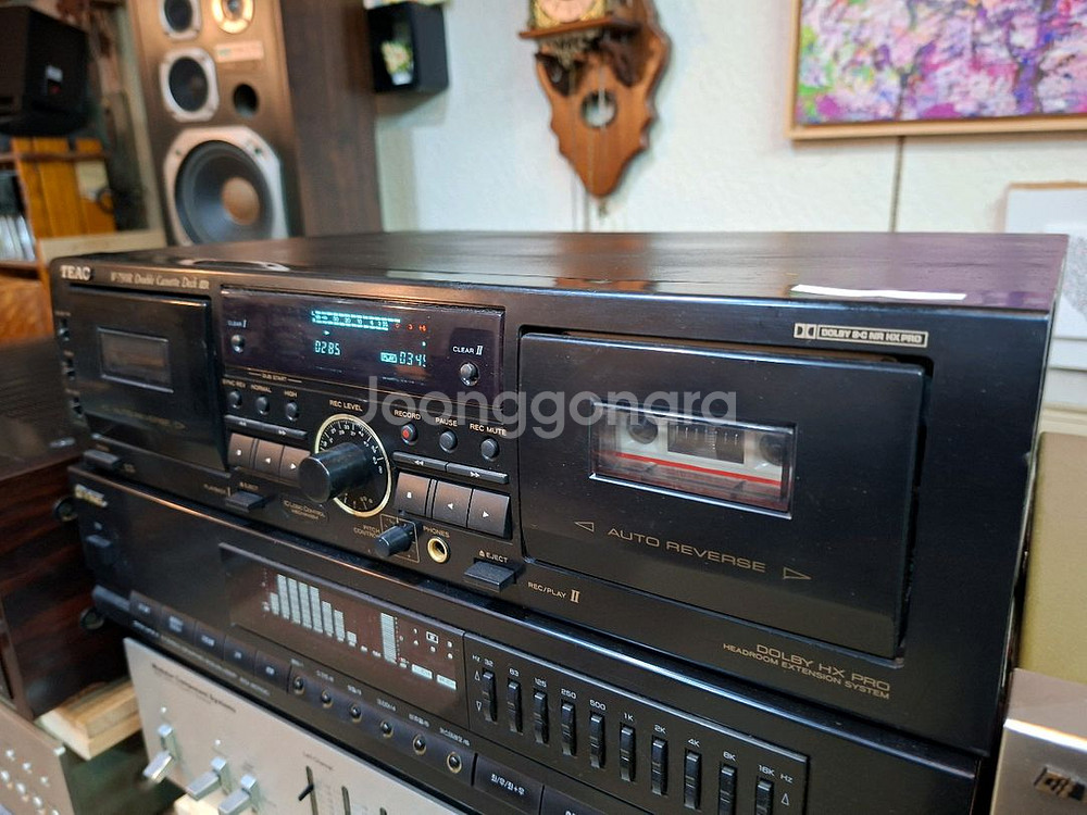 티악 w - 790r 더블 카세트 데크.- 상태 좋은--2