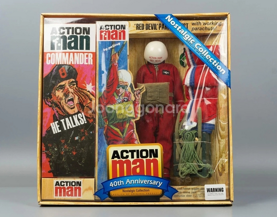 Action man 낙하산 공수부대원 미개봉 팝니다--0