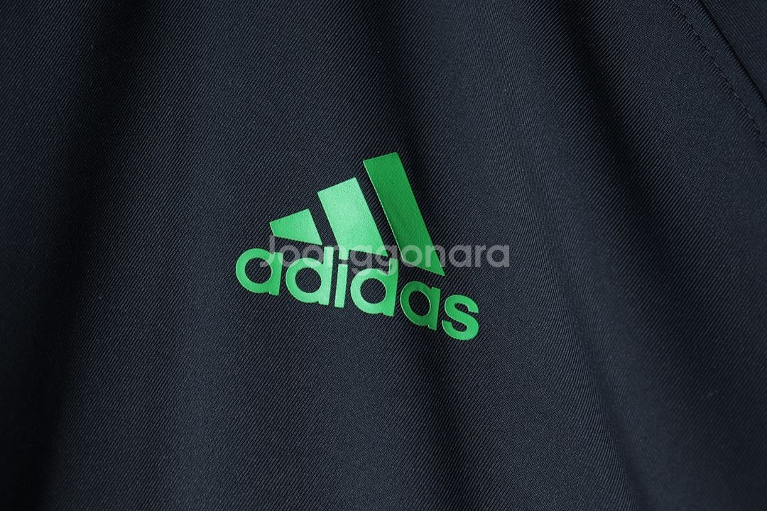 (M-L) 아디다스 집업져지 트랙탑 블랙 올드스쿨--4