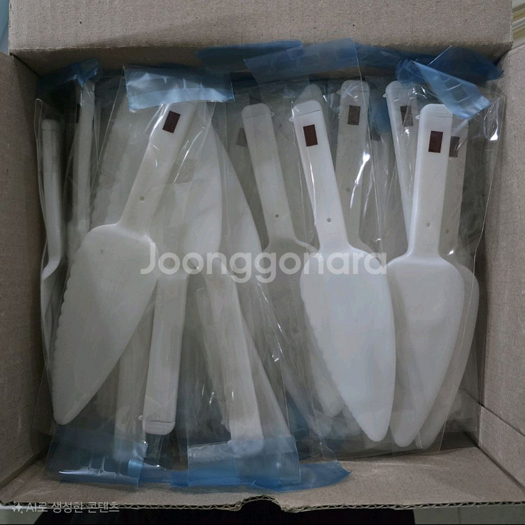 투명 케이크 박스, 케이크 칼, 초--7