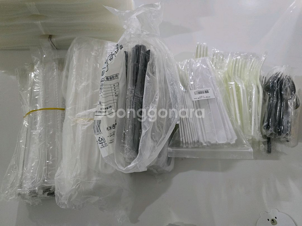 투명 케이크 박스, 케이크 칼, 초--9